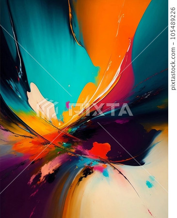 stylish abstract painting stylish abstract painting 105489226