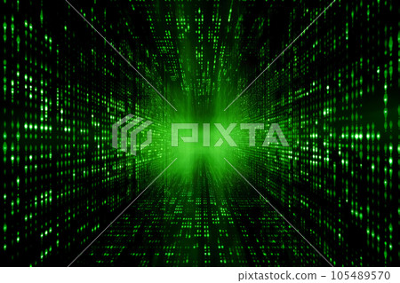 binary code on binary code background binary code on binary code background 105489570