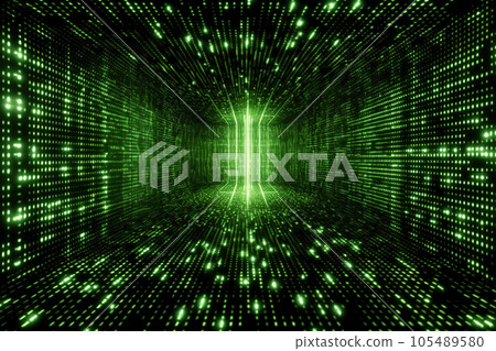 binary code on binary code background binary code on binary code background 105489580