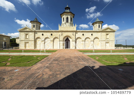 Chateau Cos d'Estournel castle, Medoc, Bordeaux, Aquitaine, France 105489779