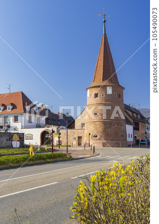 Typical small town Ammerschwihr, Alsace, France Typical small town Ammerschwihr, Alsace, France 105490073