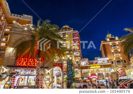 American Village night view (Mihama, Chatan Town, Okinawa Prefecture) American Village night view (Mihama, Chatan Town, Okinawa Prefecture) 105490579