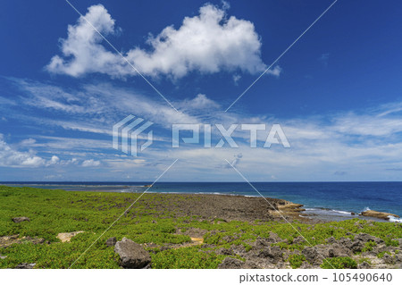 沖繩縣讀谷村，沖繩本島最西端的殘波岬 105490640