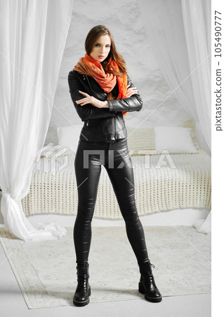 Metamorphosis from cute girl to trendy strong woman Metamorphosis from cute girl to trendy strong woman 105490777