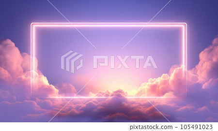 Pink cloud background 105491023