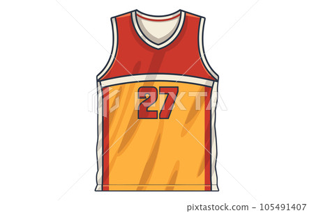 Basketball jersey vector, Generic Jersey of American Basketball Cities illustration, 105491407