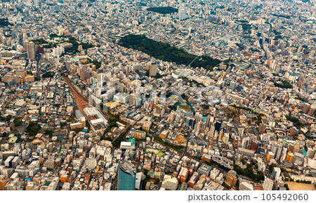 Aerial view of Taito, Tokyo, Japan Aerial view of Taito, Tokyo, Japan 105492060