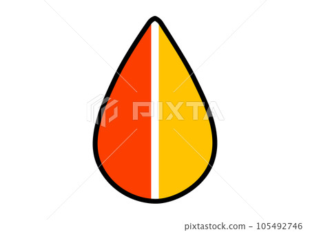 Maple leaf mark, old elderly mark sticker, dead leaf mark illustration Maple leaf mark, old elderly mark sticker, dead leaf mark illustration 105492746