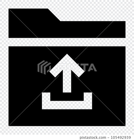 Upload icon. Internet technology concept. Icon in line style Upload icon. Internet technology concept. Icon in line style 105492939