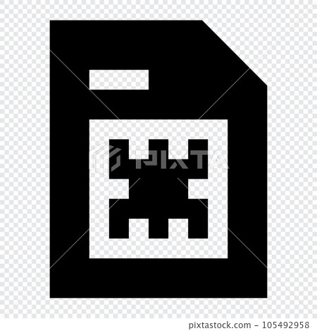 Sim Card icon. Internet technology concept. Icon in line style Sim Card icon. Internet technology concept. Icon in line style 105492958