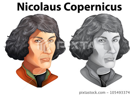 Nicolaus Copernicus portrait vector Nicolaus Copernicus portrait vector 105493374
