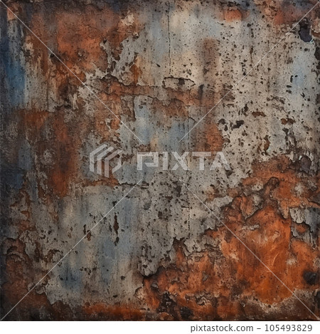 Grunge rusty metal texture background vector illustration 105493829