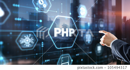 Hypertext Preprocessor PHP Programming. Interpreted programming language 105494317