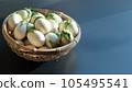 Small white egg-like eggplant, egg eggplant. 105495541