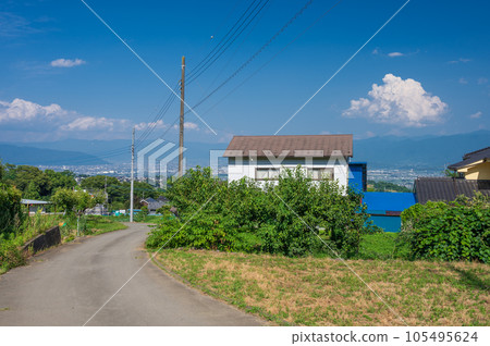 Rural scenery of Minami-Alps City Townscape near the terraced rice fields of Nakano Rural scenery of Minami-Alps City Townscape near the terraced rice fields of Nakano 105495624