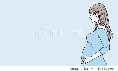 Pregnant woman, maternity, pregnancy, childbirth, obstetrics and gynecology department, pregnancy, parenting, mom, mother, childcare, easy delivery, first birth, old childbirth, infertility, 105495660