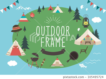 outdoor camping frame green outdoor camping frame green 105495724