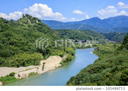 中津川市苗木城遺址遠景 中津川市苗木城遺址遠景 105499713