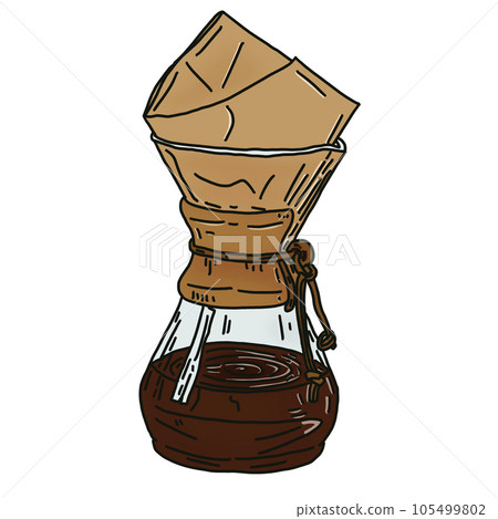 traditional clay pot isolated on white background 105499802