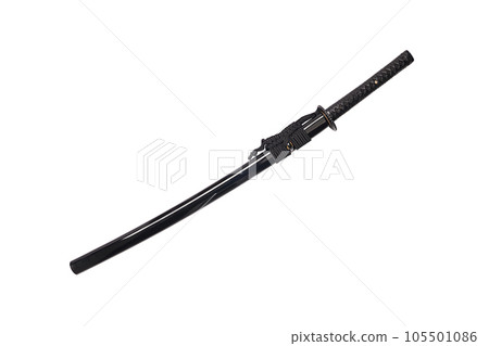 japan katana sword on white background. japan katana sword on white background. 105501086