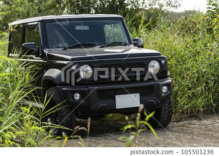 Overgrown off-road course and Jimny Overgrown off-road course and Jimny 105501236