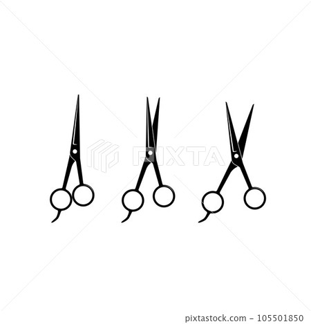hair salon scissors 105501850