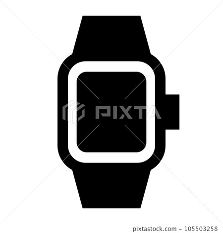 代表設備、智能手錶的填充樣式圖標 代表設備、智能手錶的填充樣式圖標 105503258