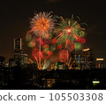 Minato Mirai fireworks 105503308