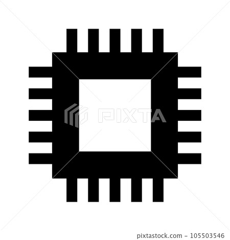 Filled style icon representing IT, foundation 105503546