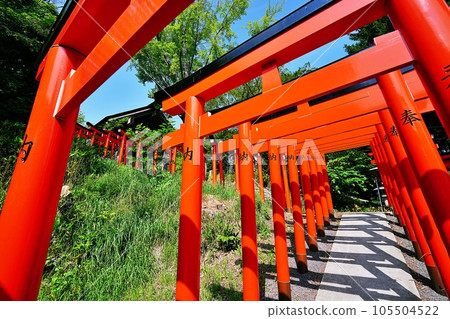 北海道小樽,住吉神社的次參道鳥居 北海道小樽,住吉神社的次參道鳥居 105504522
