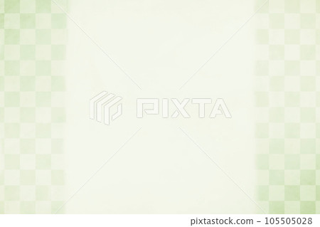 Green checkered pattern New Year's card background material 105505028