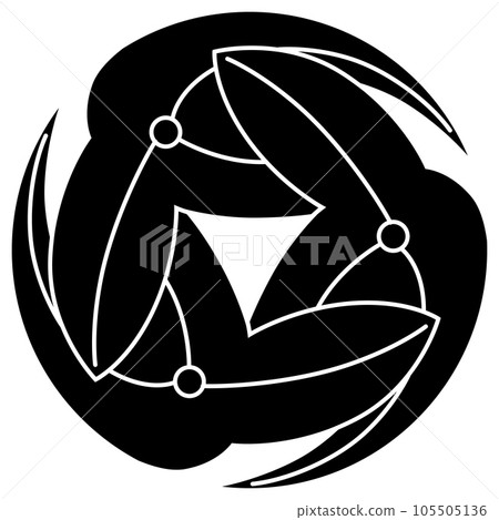 It's a family crest. It is called Omodaka, which is three-folded. It's a family crest. It is called Omodaka, which is three-folded. 105505136