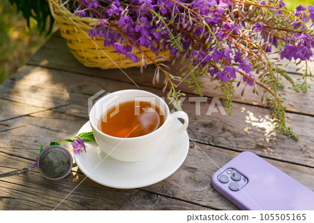 Healthy organic leaves Ivan chai tea Russian herbal 105505165