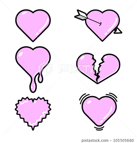 Pop heart (png set) Pop heart (png set) 105505680