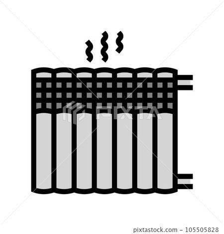 radiator color icon vector illustration radiator color icon vector illustration 105505828