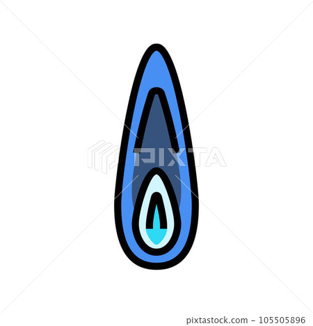 flame gas service color icon vector illustration flame gas service color icon vector illustration 105505896