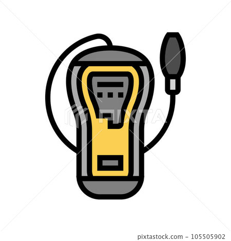 leak detector gas service color icon vector illustration leak detector gas service color icon vector illustration 105505902