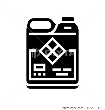 chemical cleaning engineer glyph icon vector illustration chemical cleaning engineer glyph icon vector illustration 105506345