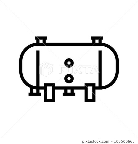 pressure vessel engineer line icon vector illustration pressure vessel engineer line icon vector illustration 105506663