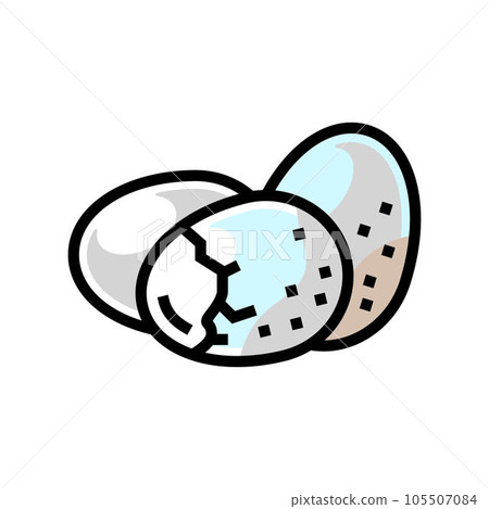 egg shell food hen color icon vector illustration egg shell food hen color icon vector illustration 105507084