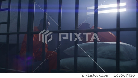 Criminal pushes cellmate and fights in prison cell Criminal pushes cellmate and fights in prison cell 105507430