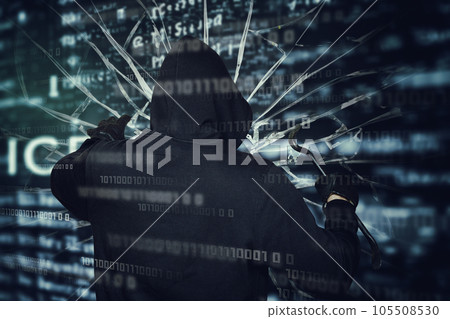 Concept of hacking. 105508530