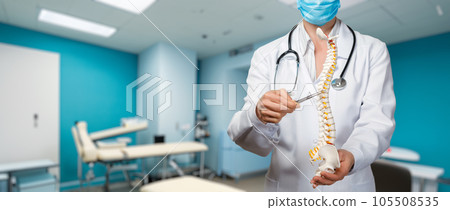 The concept of providing medical services in the treatment of the spine. The concept of providing medical services in the treatment of the spine. 105508535