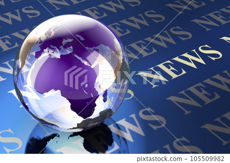 World news concept. 3D rendering 105509982
