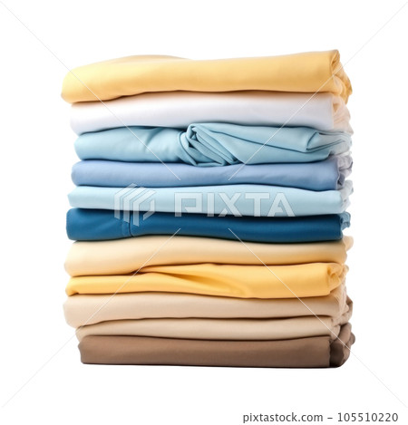 Stack of clothes isolated Stack of clothes isolated 105510220