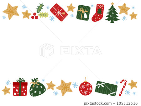 Christmas frame illustration icon - Stock Illustration [105512516] - PIXTA