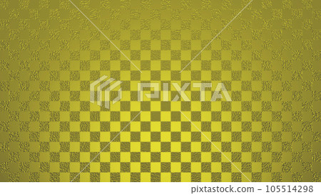 bright golden checkered pattern 105514298