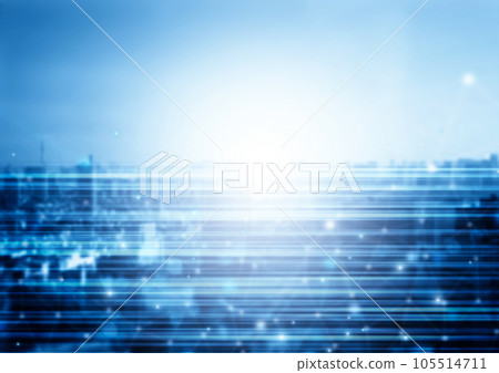 城市和速度線背景 城市和速度線背景 105514711