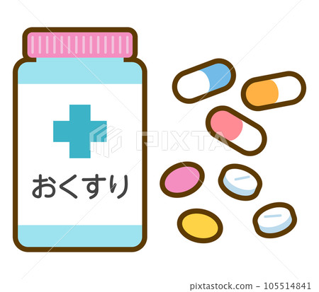 Illustration of medicine 105514841