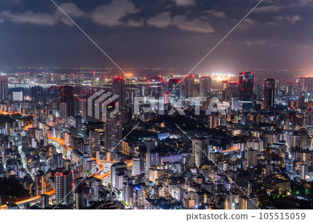 《東京》午夜時分的東京都市風景 《東京》午夜時分的東京都市風景 105515059